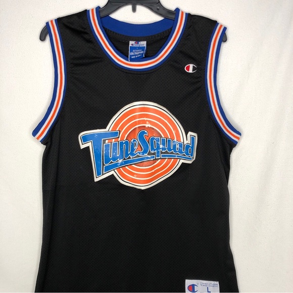 NBA TUNESQUAD BASKETBALL SHIRT JERSEY #23 JORDAN CHAMPION SIZE L ADULT - Picture 5 of 15